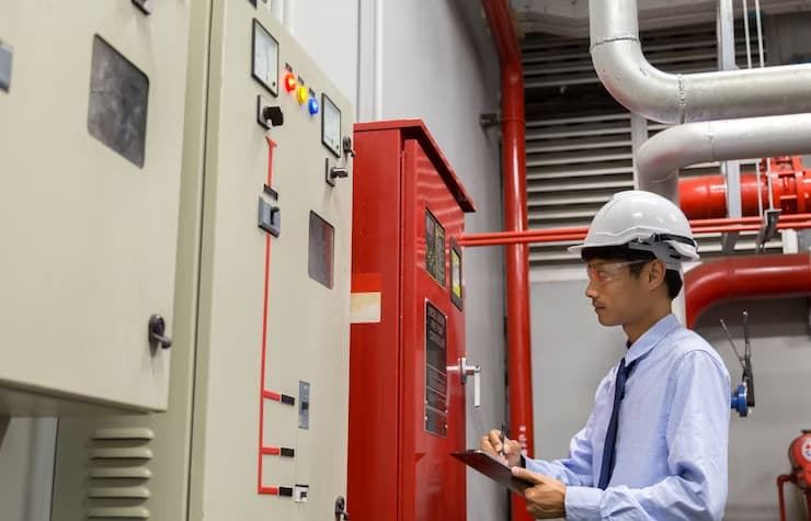Capacete de engenheiro representando a responsabilidade técnica no PPCI